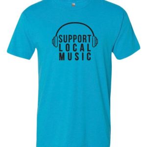 Support Local Music (Aqua)