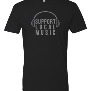 Support Local Music (Black)